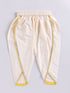 Girl's' Red And Cream Dhoti Kurta Set